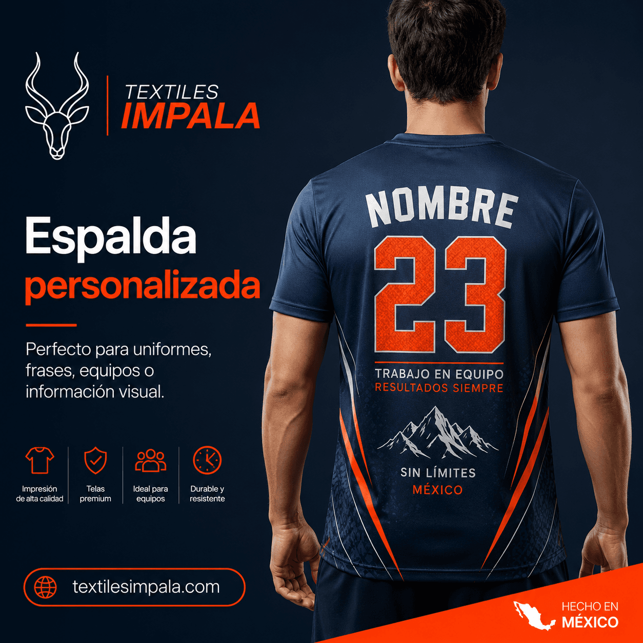 Espalda personalizada